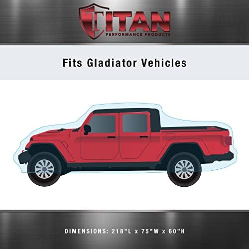 Titan Premium Multi-Layer PEVA Car Cover for Gladiator Pick-up Trucks 218". Waterproof, UV Protection, Anti-Scratch Protective Lining, Driver-Side Zippered Opening. Fits Gladiator Pickup Trucks. - Image 5