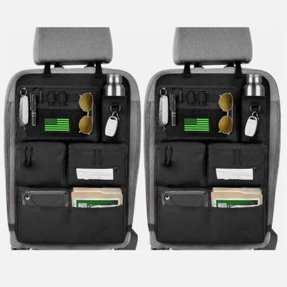 2 Set All in One Car Seat Back Organizer Fit Most Cars SUV Trucks Jeeps by AIAUTOAIEVAutoPart