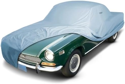 iCarCover Car Cover Waterproof All Weather for 1968-1983 Fia t 124 Spider by iCarCover