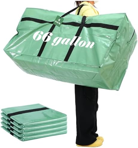4 Pcs 66 Gallon Extra Large Moving Bags Heavy Duty Storage Bag - Image 2