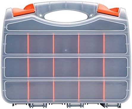 Double Sided Small Parts Organizer Box, 30 Adjustable Compartments - Image 2