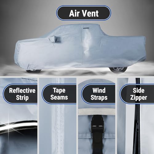 iCarCover Car Cover All Weather for 2020-2026 Gladiator Crew Cab, 5.5 ft - Image 5