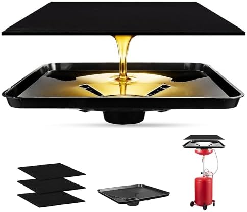 17892 Transmission Drain Pan with 3-Pack 22-Inch Oil Drain Splash Pads by Unknown