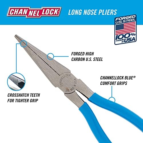 CHANNELLOCK GS-50 5pc Pliers Set | Made in USA | Forged High Carbon Steel | Includes Tongue & Groove, Linemen's, Long Nose and Cutting Pliers - Image 2