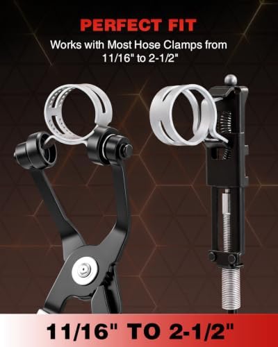 Saker Hose Clamp Pliers Set, Automotive Clamp Removal Tool Kit 9PCS - Image 4