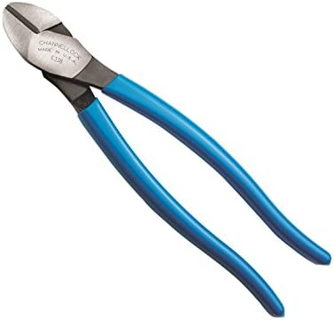 Channellock E338 8-Inch Diagonal Cutting Pliers with Xtreme Leverage Technology (XLT) Requires Less Force to Cut than Other High-Leverage Models | Laser Heat-Treated Cutting Edge for Extended Life | Forged from High Carbon Steel | Made in USA - Image 4