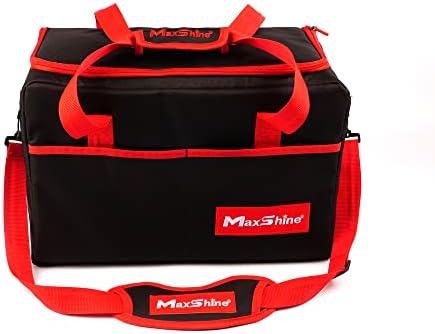 Maxshine Car Detailing Organizer Bag Tote | Black 600D Oxford Fabric, Water-Resistant & Lightweight | Professional Auto Detailing Tool Bag with Multiple Pockets for Car Care & Garage Storage - Image 2