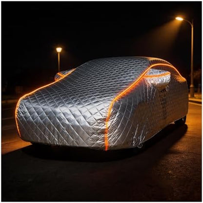 Full Hail Protector Car Cover for Cabrio 1979–2002, Specialized Padded Anti Hail Thickened Cotton EVA Full Car Cover g7hg6 - Image 3
