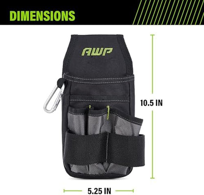 AWP Tool Pouch, Electrician Tool Pouch, Premium, Professional Multi-Pocket Organizer - Image 3