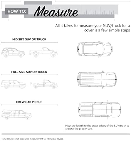 Classic Accessories Over Drive PolyPRO 3 Compact/Mid-Size SUV & Pickup Truck Cover, 187" L - Image 4