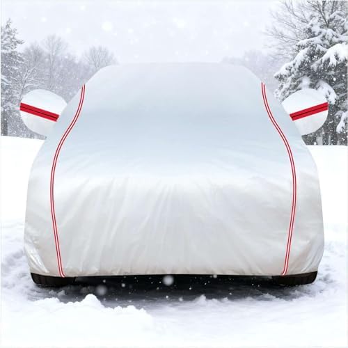 Waterproof Car Cover for OPEL Corsa OPC 2007-2018, Full Car Covers with Door Zipper Outdoor Large Auto Cover Scratchproof Snow Rain UV Dust Resistant by Unknown