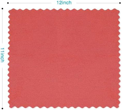 Orighty Microfiber Cleaning Cloth 5 Pack, Red Cleaning Rags 12x11 inch - Image 4