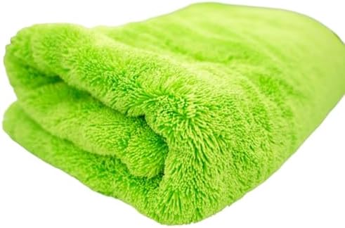 THOR GOAT 1800 Drying Towel (Green) – Premium Korean Microfiber Car Drying Towel – Ultra Plush Twist Loop Design – Super Absorbent, Lint-Free, 28x28, 1800 GSM – Professional Auto Detailing Towel by THEHOUSEOFRAGS