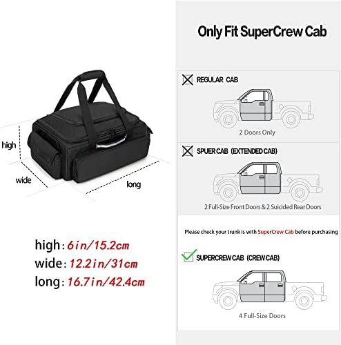 samdew Medium Under Seat Storage Bag for SuperCrew Cab & Crew Cab, Bag Only - Image 2