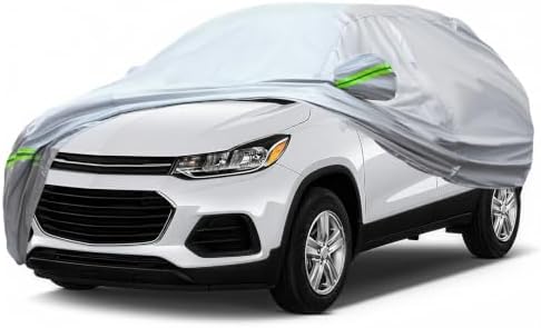 AUQDD 6-Layers Premium SUV Car Cover Waterproof All Weather Weatherproof UV Sun Protection Snow Dust Storm Resistant Outdoor Exterior Custom Form-Fit Full Padded Car Cover with Straps 165"-179" K6 by AUQDDAutoPartsWholesale
