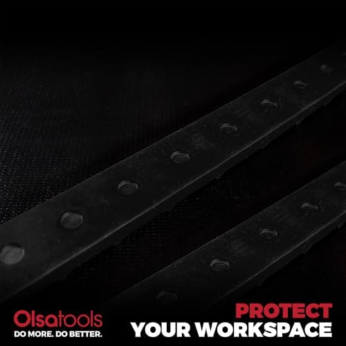 Olsa Tools Silicone Magnetic Tool Organizer - 2pc Set - Strong Magnetic Holder for Tools, Wrenches, and Socket Extensions - Silicone Tool Tray - Holds Heavy Tools - Professional Grade - Part: 1902 - Image 3