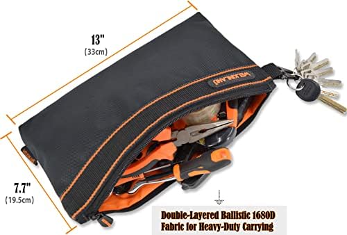 WELKINLAND 4-Packs Small Tool Pouch, 13-Inch heavy duty tool Pouch w/clip - Image 2