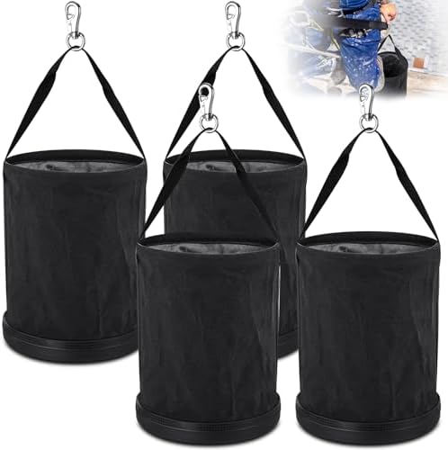 Lineman Canvas Bucket Tool Bag, 15" x 12 by SilTriangle