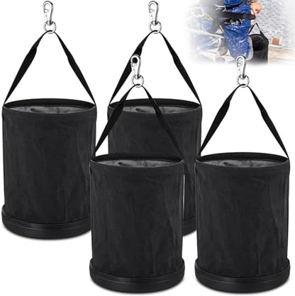 Lineman Canvas Bucket Tool Bag, 15" x 12 by SilTriangle