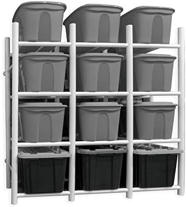 PROSLAT Bin Warehouse Rack - 12 Totes by PROSLATGARAGE