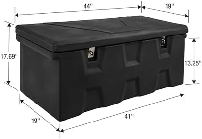 Buyers Products 1712240 All-Purpose Poly Storage Chest, 6.3 cu ft, Black - Image 5