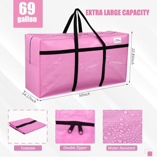 Windyun 4 Pack 69 Gallon Extra Large Moving Bags XXL Heavy Duty Storage Bag - Image 3
