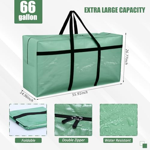 4 Pcs 66 Gallon Extra Large Moving Bags Heavy Duty Storage Bag - Image 3