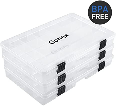Gonex 3600 3700 Fishing Tackle Trays Lure Box with Adjustable Dividers - Image 4