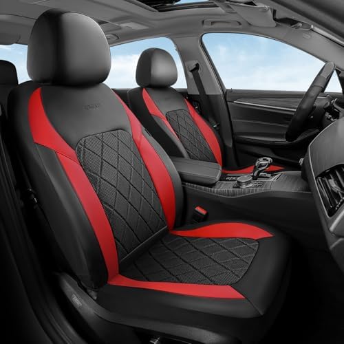 Coverado Car Seat Covers, Front Seat Covers, 2 Front Automotive Seat Cover, Mesh Breathable Seat Protectors, Universal Fit for Most Cars by COVERADOAUTO