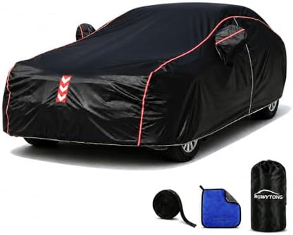 Car Cover Waterproof All Weather, 8-Point Fastening for Sedans 194-208 in by Unknown