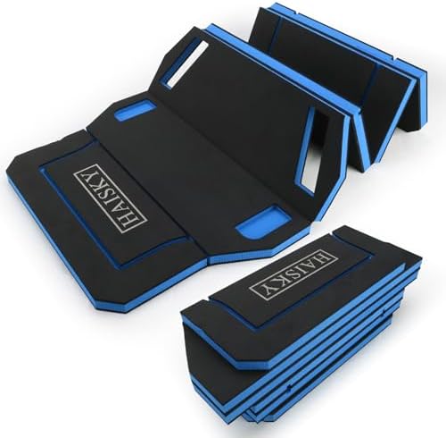 Foldable Mechanic Kneeling Pad,22.44" Wide EVA Foam Mat,1 Pack,Blue by Unknown