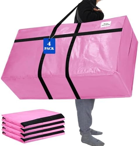 Windyun 4 Pack 69 Gallon Extra Large Moving Bags XXL Heavy Duty Storage Bag by Windyun