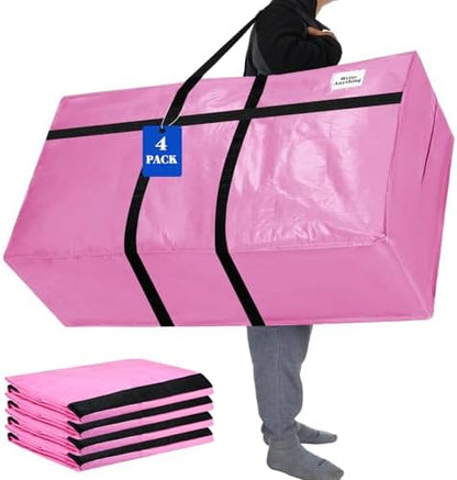 Windyun 4 Pack 69 Gallon Extra Large Moving Bags XXL Heavy Duty Storage Bag by Windyun