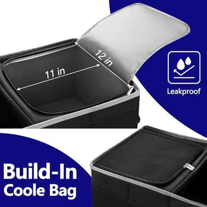 Trunk Organizer and Storage with Built-In Insulated Leak Proof Cooler Bag - Image 2