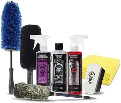Mr. Detroit - 8pc Wheel and Tire Cleaning Kit with Wheel Cleaner by Unknown