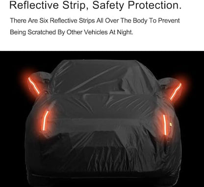 UV Protection SUV Car Cover Windproof Dustproof Scratch Resistant Outdoor Universal Full Car Covers for SUV L - Image 5