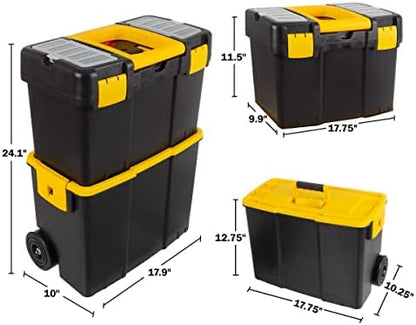 Stalwart Portable Tool Box with Wheels - Image 2