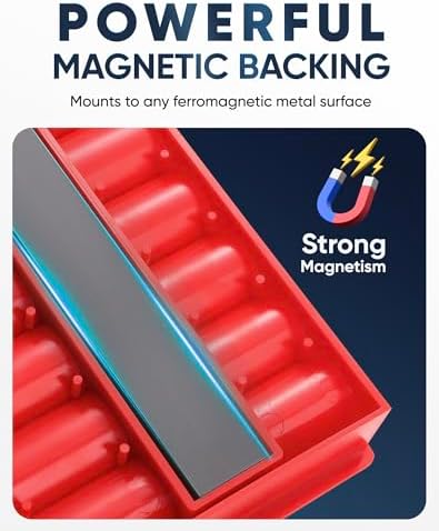 Reniteco Magnetic Socket Organizer, 3/8" Drive, 28-Socket Rail - Image 3