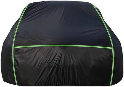 Pickup Covers Waterproof Full Truck Cover for Cars Outside, Upgraded 10-Layer Heavy Duty All-Weather Protection System, Windproof Snowproof UV Blocking Outdoor Car Cover,Fits Up to 210 Inches by Unknown