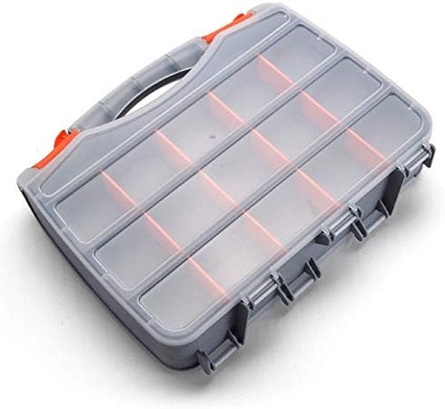 Double Sided Small Parts Organizer Box, 30 Adjustable Compartments - Image 4