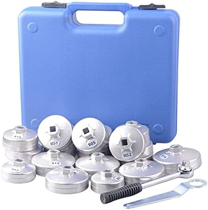DAYUAN 23Pcs Aluminum Alloy Cup Type Oil Filter Cap Wrench Socket Set - Image 4