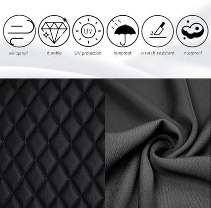 Full Car Covers for AIXAM Crossline,Thickened Hail-Proof Waterproof Sun-Proof and dustproof Cover Suitable for All Seasons - Image 5