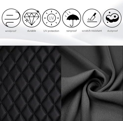 Full Car Covers for Citroen C4 2004-2025,Thickened Hail-Proof Waterproof Sun-Proof and dustproof Cover Suitable for All Seasons - Image 5
