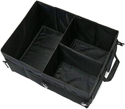 2 Pack Water Resistant Nylon Foldable Trunk Organizer Universal for Cars Trucks SUVs - Image 4