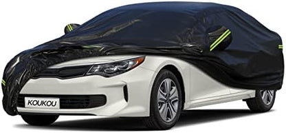 KouKou Waterproof Car Cover All Weather, Fits 185-193 inch by focusonqualityservicehear