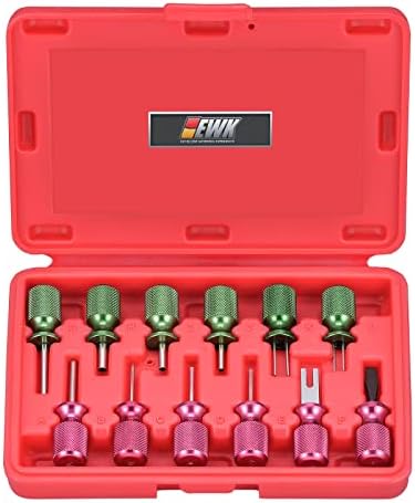 EWK 12 Pcs Universal Automotive Wire Electrical Terminal Removal Tool Kit, Depinning Tools for Electrical Connectors & Wire Terminals, Ideal for Mechanics and DIYers by EWKTool