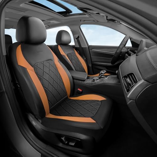 Coverado Car Seat Covers, Front Seat Covers, 2 Front Automotive Seat Cover, Mesh Breathable Seat Protectors, Universal Fit for Most Cars by COVERADOAUTO