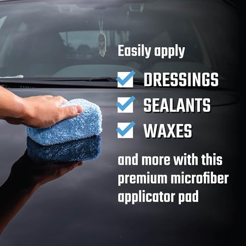 Chemical Guys Premium Grade Microfiber Applicator Pads - Ultra-Soft Foam Core,Safe for Sealants,Tire Dressings,Interior and Exterior Detailing,Car,Truck,SUV,RV,Motorcyle Care,(Pack of 16) - Image 2