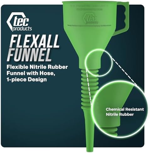 TEC Products FlexAll Long Flexible Oil Change Funnels for Automotive Use - Image 2