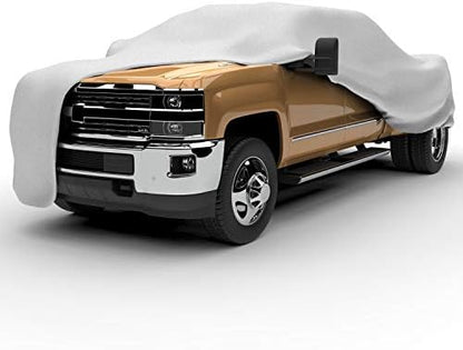 Budge Protector V Truck Cover, 5 Layer Premium Weather Protection, Waterproof, Dustproof, UV Treated Truck Cover Fits Trucks up to 197" L x 60" W x 56" H, Gray - Image 2